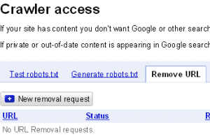 crawler access remove url