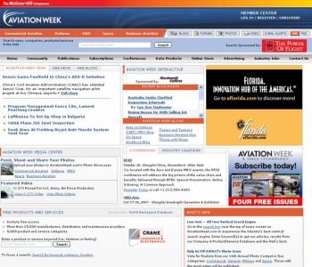 Aviation Week home page