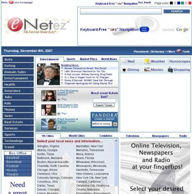 eNetez home page