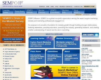 SEMPO homepage