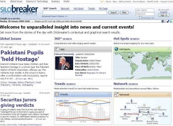 Silobreaker News Homepage