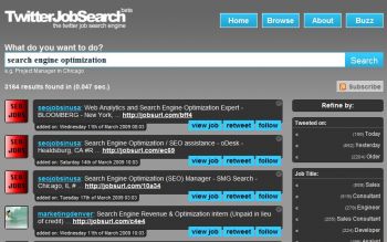 twitter jobsearch search engine optimization jobs