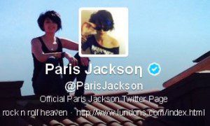 Paris Jackson Twitter Account