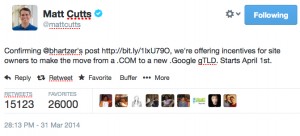 twitter-mattcutts-confirming-incentives-dot-google