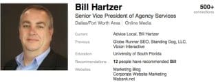 Bill Hartzer LinkedIn