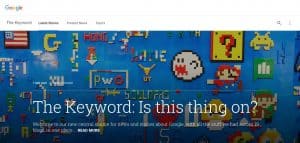 Google Keyword Blog