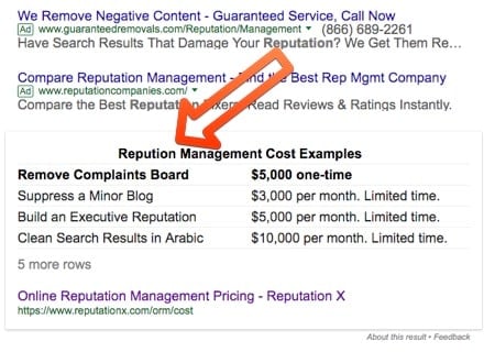 featured snippets spelling mistake