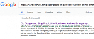 google search southwest airlines 5 hours ago