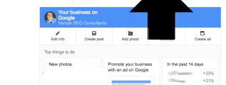 google huge arrow