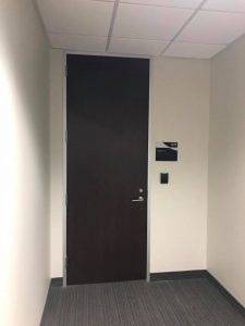 Google Dallas office door
