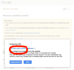 google removal tool