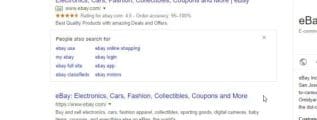 google adwords ad for ebay