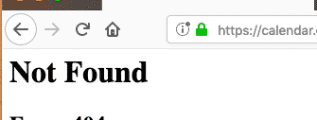 Google Calendar is Down