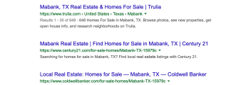 mabank real estate - google
