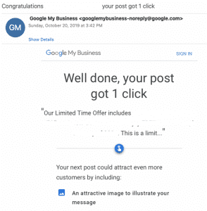 Google My Business 1 Click