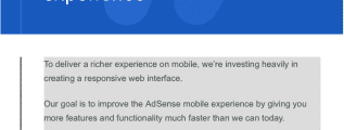 Google AdSense app removed