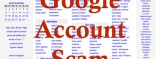 google account craigslist scam