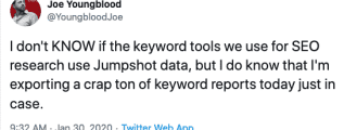 Joe Youngblood - jumpshot click data