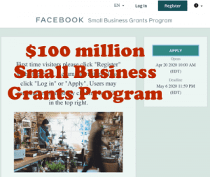 Facebook $100m small business grants program