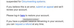Google Ads account suspended