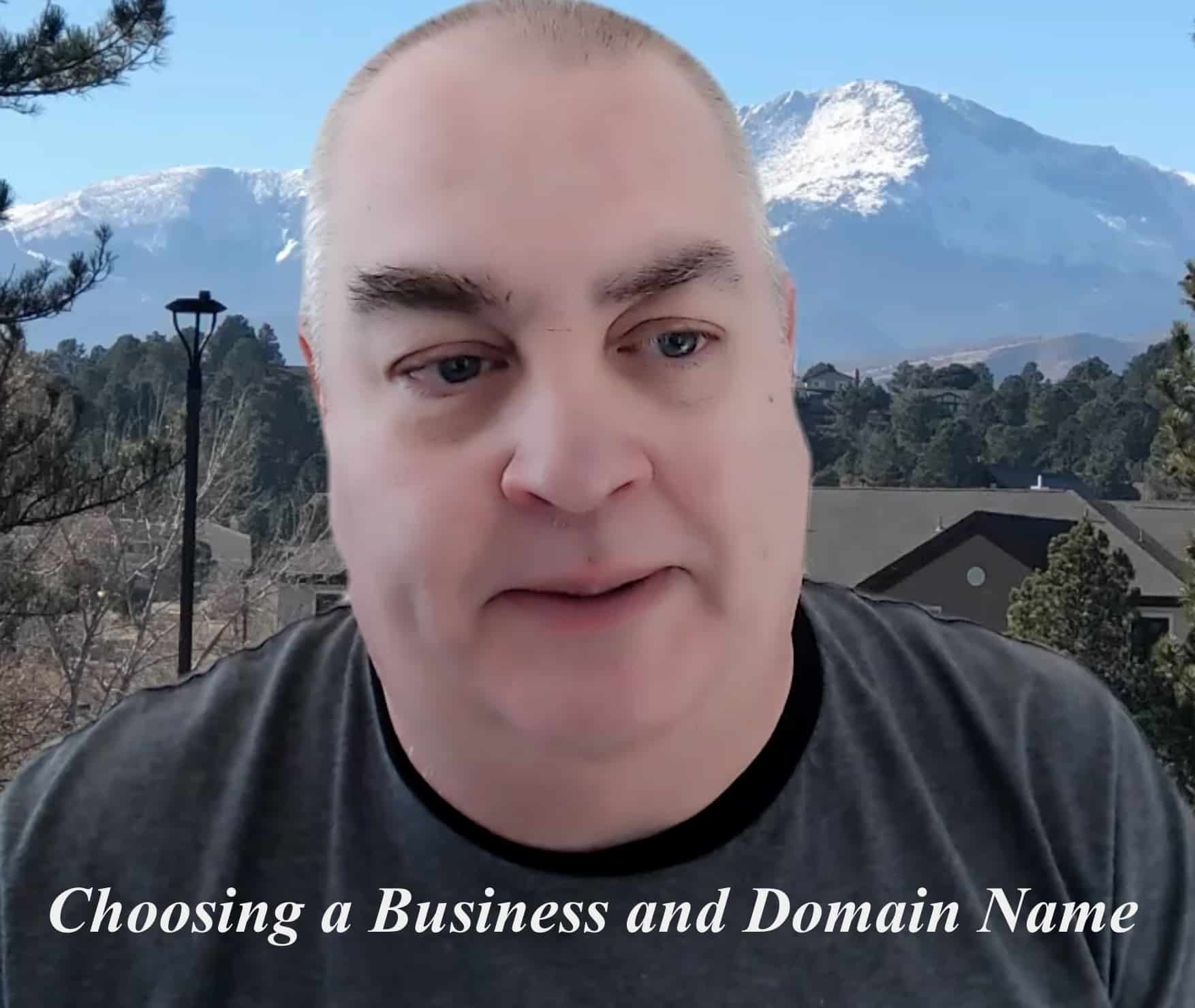 Choosing a business name and domain name