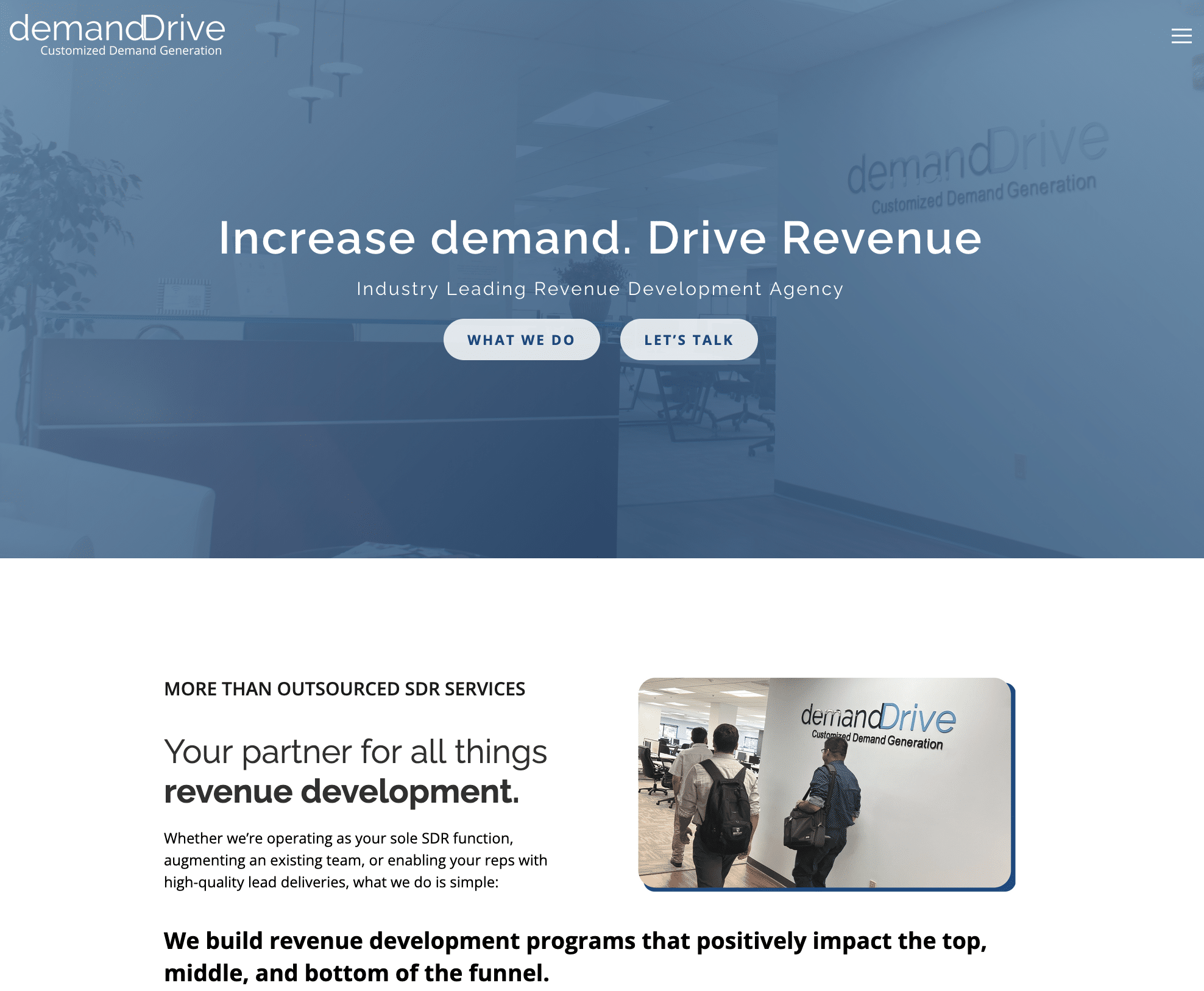demandDrive home page