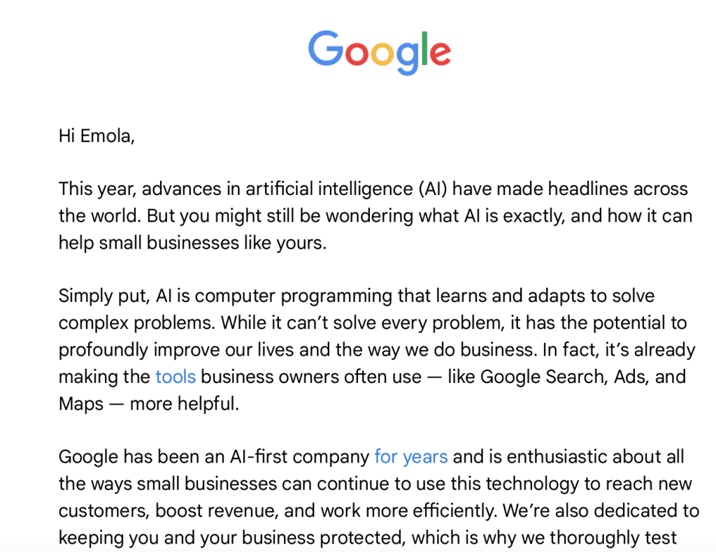 Google AI Principles