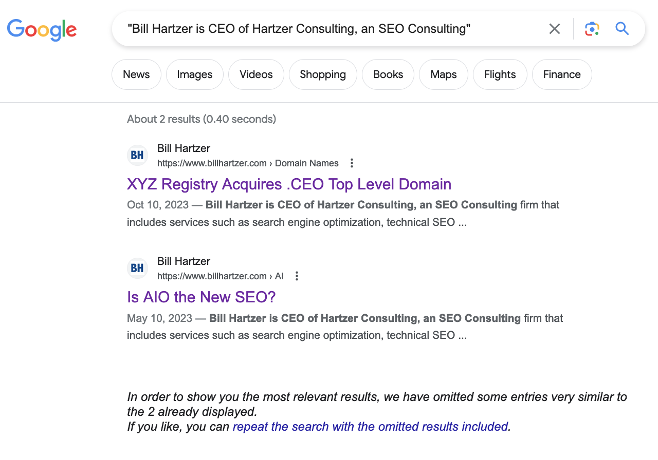 Bill Hartzer is CEO of Hartzer Consulting, an SEO Consulting