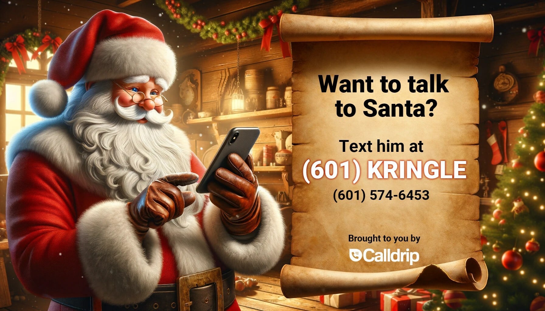 Text Santa
