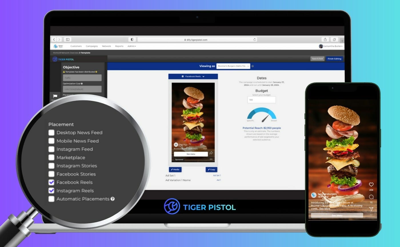 Tiger Pistol Launches New Capabilities for Targeted Instagram and Facebook Reels Ads